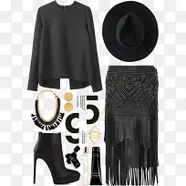 ��ɫ���º�Ƥȹ-������