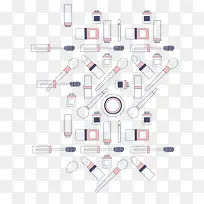 矢量化妆品-空若网 矢量化妆品-空若网