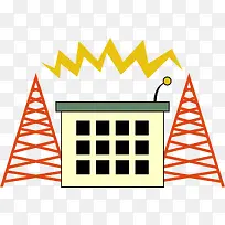 电网png矢量素材-空若网 电网png矢量素材-空若网