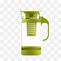 茶花玻璃水壶浅绿色-空若网 茶花玻璃水壶浅绿色-空若网