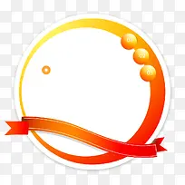 ��ɫԲ�α�ǩ-������