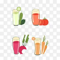 卡通蔬菜汁-空若网 卡通蔬菜汁-空若网