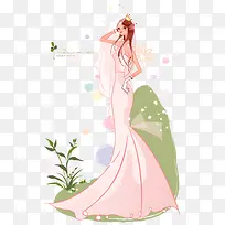 穿婚纱的时尚新娘-空若网 穿婚纱的时尚新娘-空若网