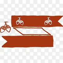 棕色边框矢量-空若网 棕色边框矢量-空若网