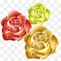 彩色金花装饰-空若网 彩色金花装饰-空若网