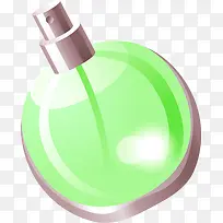 可爱手绘绿色香水-空若网 可爱手绘绿色香水-空若网