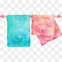 水彩毛巾-空若网 水彩毛巾-空若网