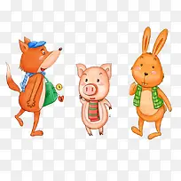 卡通小动物-空若网 卡通小动物-空若网