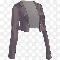 紫色可爱商务外套-空若网 紫色可爱商务外套-空若网