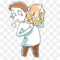 手绘喘气中的男人-空若网 手绘喘气中的男人-空若网