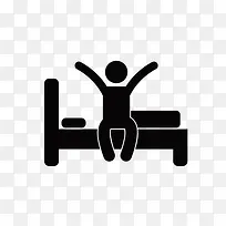 卡通小孩起床-空若网 卡通小孩起床-空若网