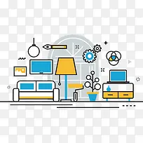 矢量扁平化设计素材-空若网 矢量扁平化设计素材-空若网