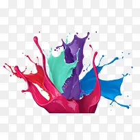 彩色唯美油漆装饰图案-空若网 彩色唯美油漆装饰图案-空若网