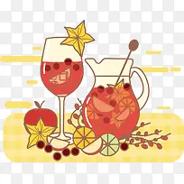 卡通水果茶-空若网 卡通水果茶-空若网