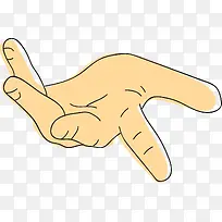 卡通女孩手指素材图-空若网 卡通女孩手指素材图-空若网