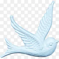 白色小鸟雕像-空若网 白色小鸟雕像-空若网