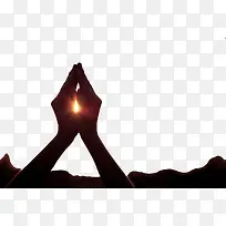 手捧阳光图-空若网 手捧阳光图-空若网