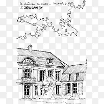 场景手绘线稿-空若网 场景手绘线稿-空若网