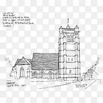 场景手绘线稿-空若网 场景手绘线稿-空若网