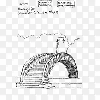 线描场景手绘-空若网 线描场景手绘-空若网