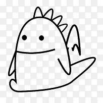 简笔画动物-空若网 简笔画动物-空若网