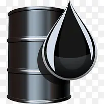 油桶黑色PNG矢量素材-空若网 油桶黑色PNG矢量素材-空若网