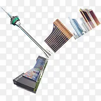 高清摄影高楼大厦合成-空若网 高清摄影高楼大厦合成-空若网