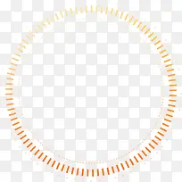 橙色线条边框圆形海报背景-空若网 橙色线条边框圆形海报背景-空若网