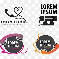 创意电话图标设计-空若网 创意电话图标设计-空若网