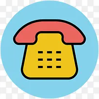 卡通手绘餐饮素材 电话图标-空若网 卡通手绘餐饮素材 电话图标-空若网