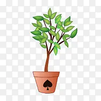 小小的卡通盆栽-空若网 小小的卡通盆栽-空若网