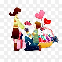 韩国卡通情侣-空若网 韩国卡通情侣-空若网