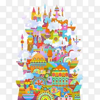 扁平化城堡-空若网 扁平化城堡-空若网