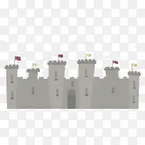 扁平化卡通城堡-空若网 扁平化卡通城堡-空若网