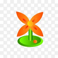 橙色风车-空若网 橙色风车-空若网