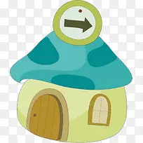 卡通蘑菇房-空若网 卡通蘑菇房-空若网