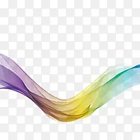 矢量彩色曲线-空若网 矢量彩色曲线-空若网