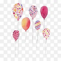 水彩气球-空若网 水彩气球-空若网