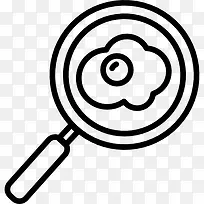 煎鸡蛋和泛图标-空若网 煎鸡蛋和泛图标-空若网