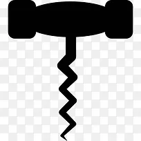 红酒开瓶器图标-空若网 红酒开瓶器图标-空若网