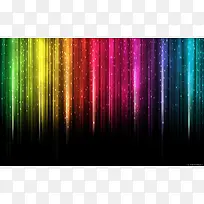 七彩色发光的线条-空若网 七彩色发光的线条-空若网