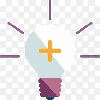 矢量扁平化灯泡-空若网 矢量扁平化灯泡-空若网