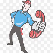 电话维修工人-空若网 电话维修工人-空若网