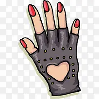 卡通手矢量图-空若网 卡通手矢量图-空若网