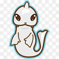 白色卡通手绘精灵-空若网 白色卡通手绘精灵-空若网