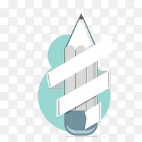 矢量卡通铅笔素材-空若网 矢量卡通铅笔素材-空若网