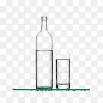 瓶子 水 玻璃瓶-空若网 瓶子 水 玻璃瓶-空若网