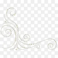 白色珍珠艺术花纹-空若网 白色珍珠艺术花纹-空若网