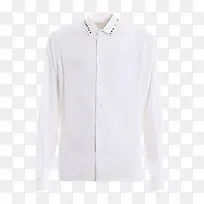 女士铆钉装饰纯棉衬衫-空若网 女士铆钉装饰纯棉衬衫-空若网