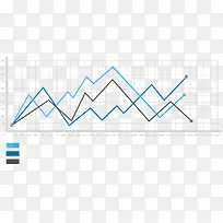 矢量PPT设计叠加折线数据图表-空若网 矢量PPT设计叠加折线数据图表-空若网